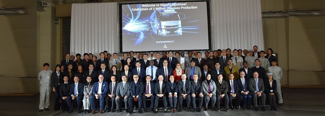 Mitsubishi Fuso Celebrates Milestone of 2 Million Knock-Down Kits Packed and Shipped Overseas